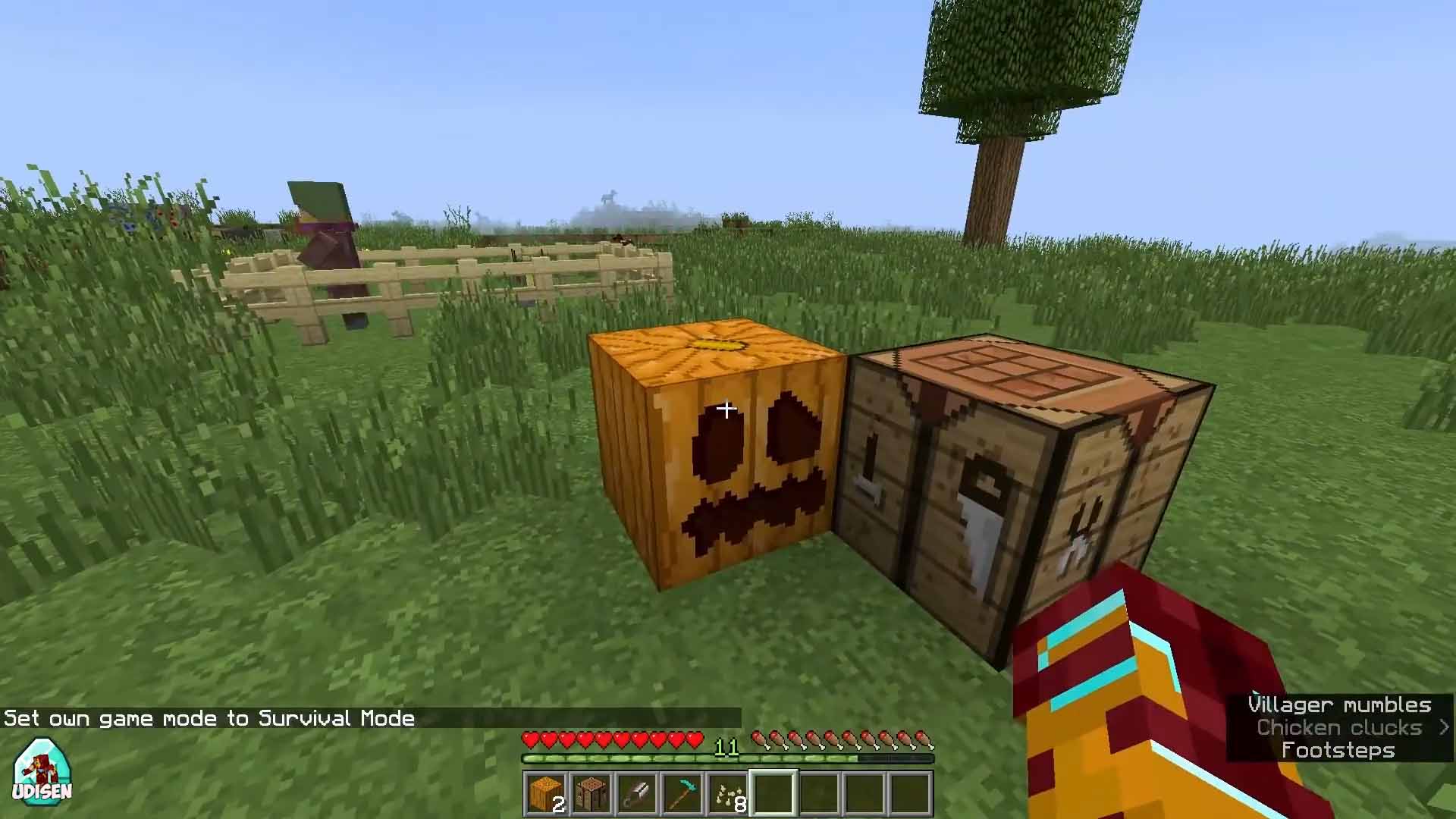 How to Carve a Pumpkin in Minecraft ( Easy Method 2024)